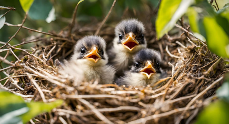 Baby Bird with Yellow Beak