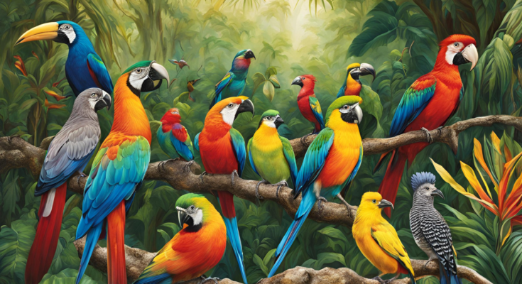 Most birds exotics